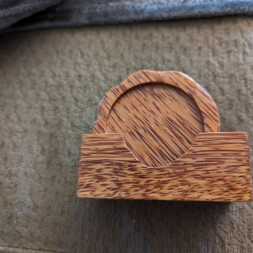 Wood Coaster Set from Vietnam